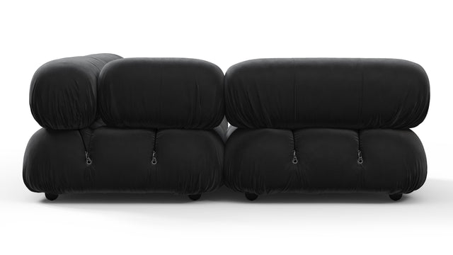 Bellini Sectional - Mario Bellini Sectional, Small Left Corner, Black Velvet