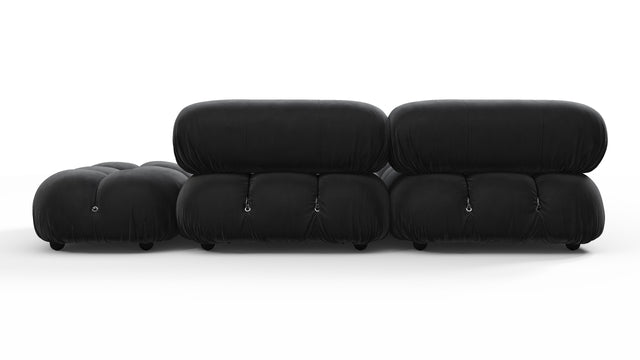 Bellini Sectional - Mario Bellini Sectional, Small Left Corner, Black Velvet