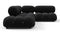 Bellini Sectional - Mario Bellini Sectional, Small Right Corner, Black Boucle