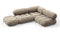 Bellini Sectional - Mario Bellini Sectional, Small Right Corner, Greige Velvet