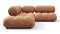 Bellini Sectional - Mario Bellini Sectional, Small Right Corner, Tan Vegan Leather