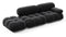 Bellini Sofa - Mario Bellini Open End Sofa, Left, Black Velvet