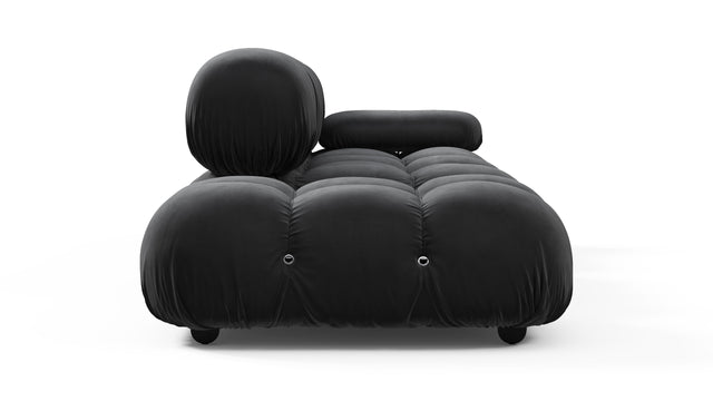 Bellini Sofa - Mario Bellini Open End Sofa, Left, Black Velvet