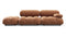 Bellini Sofa - Mario Bellini Open End Sofa, Left, Tan Vegan Leather