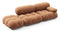 Bellini Sofa - Mario Bellini Open End Sofa, Left, Tan Vegan Leather