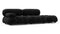 Bellini Sofa - Mario Bellini Open End Sofa, Right, Black Boucle