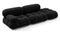 Bellini Sofa - Mario Bellini Open End Sofa, Right, Black Boucle