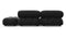 Bellini Sofa - Mario Bellini Open End Sofa, Right, Black Velvet