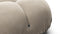 Bellini Sofa - Mario Bellini Open End Sofa, Right, Greige Velvet