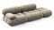 Bellini Sofa - Mario Bellini Open End Sofa, Right, Greige Velvet