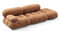 Bellini Sofa - Mario Bellini Open End Sofa, Right, Tan Vegan Leather