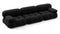 Bellini Sofa - Mario Bellini Three Seater Sofa, Black Boucle