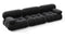 Bellini Sofa - Mario Bellini Three Seater Sofa, Black Velvet