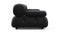 Bellini Sofa - Mario Bellini Three Seater Sofa, Black Velvet