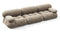 Bellini Sofa - Mario Bellini Three Seater Sofa, Greige Velvet