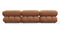 Bellini Sofa - Mario Bellini Three Seater Sofa, Tan Vegan Leather