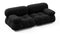 Bellini Sofa - Mario Bellini Two Seater Sofa, Black Boucle