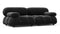 Bellini Sofa - Mario Bellini Two Seater Sofa, Black Velvet