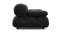 Bellini Sofa - Mario Bellini Two Seater Sofa, Black Velvet