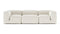Le Mura - Le Mura Three Seater Sofa, Natural Linen