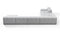 Tufty - Tufty Sectional, Extra Large Left Corner, Light Gray Wool