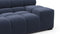 Tufty - Tufty Sectional, Extra Large Sofa, Royal Blue Wool