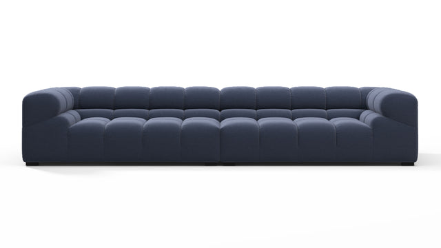 Tufty - Tufty Sectional, Extra Large Sofa, Royal Blue Wool