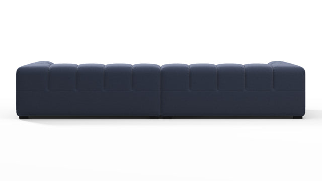 Tufty - Tufty Sectional, Extra Large Sofa, Royal Blue Wool
