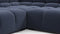 Tufty - Tufty Sectional, Large Left Corner, Royal Blue Wool