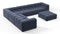 Tufty - Tufty Sectional, Large Left Corner, Royal Blue Wool