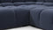 Tufty - Tufty Sectional, Large Right Corner, Royal Blue Wool