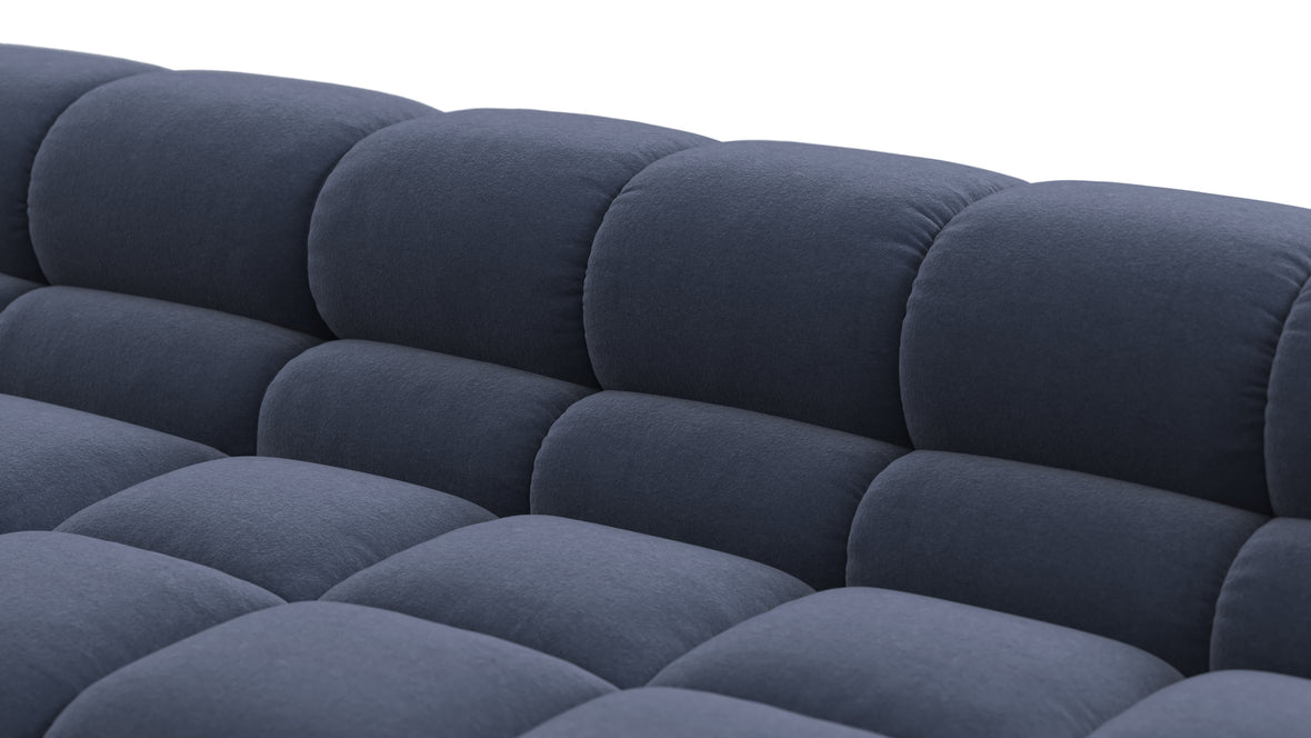Tufty - Tufty Sectional, Large Right Corner, Royal Blue Wool