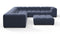 Tufty - Tufty Sectional, Large Right Corner, Royal Blue Wool