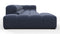 Tufty - Tufty Sectional, Large, Left Chaise, Royal Blue Wool