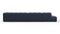 Tufty - Tufty Sectional, Large, Left Chaise, Royal Blue Wool