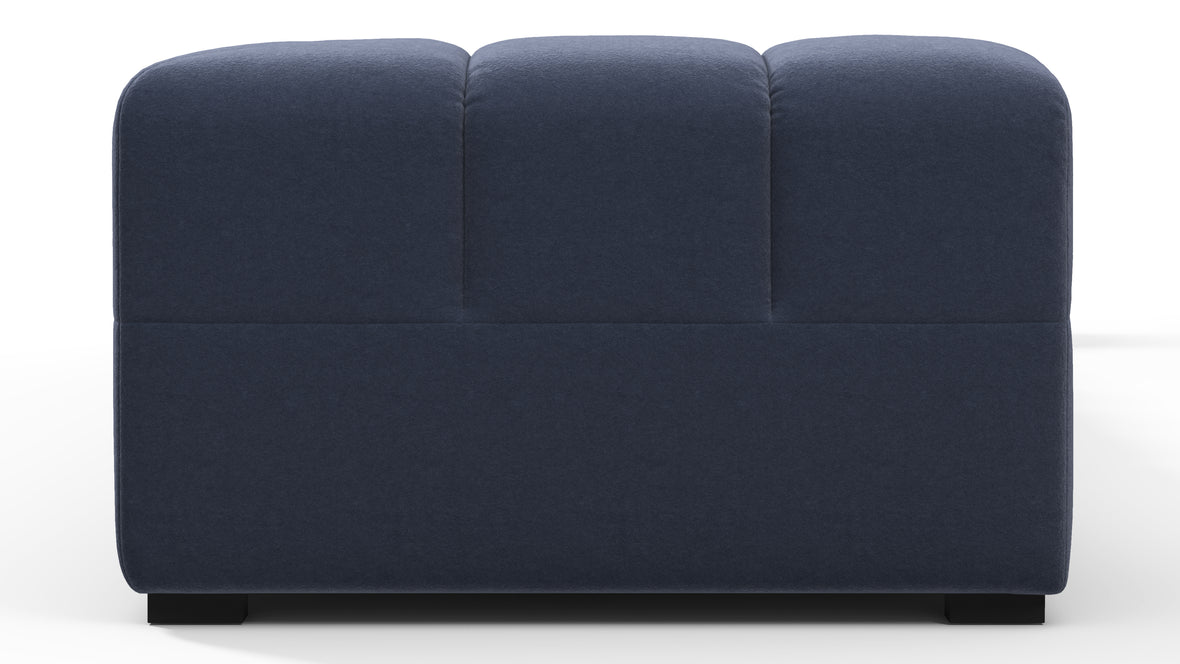 Tufty - Tufty Sectional, Large, Right Chaise, Royal Blue Wool