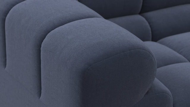 Tufty - Tufty Sectional, Right Corner, Royal Blue Wool