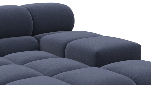 Tufty - Tufty Sectional, Right Corner, Royal Blue Wool