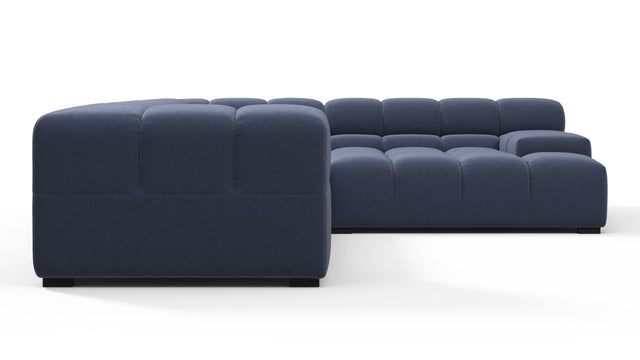 Tufty - Tufty Sectional, Right Corner, Royal Blue Wool