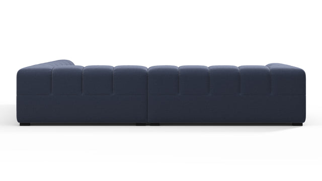 Tufty - Tufty Sectional, Right Corner, Royal Blue Wool