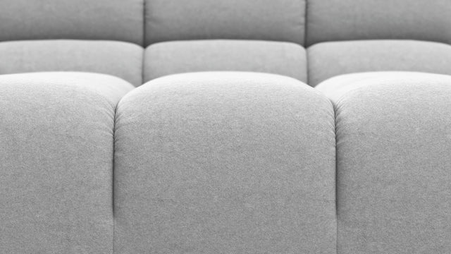 Tufty - Tufty Sectional, Small L, Left, Light Gray Wool