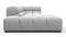 Tufty - Tufty Sectional, Small L, Left, Light Gray Wool