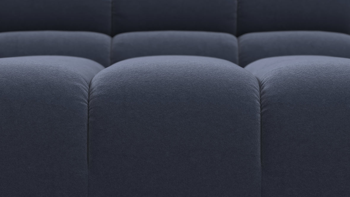 Tufty - Tufty Sectional, Small L, Left, Royal Blue Wool