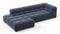 Tufty - Tufty Sectional, Small L, Left, Royal Blue Wool