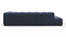Tufty - Tufty Sectional, Small L, Left, Royal Blue Wool