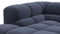 Tufty - Tufty Sectional, Small L, Right, Royal Blue Wool