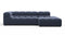 Tufty - Tufty Sectional, Small L, Right, Royal Blue Wool