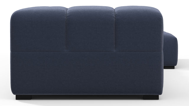 Tufty - Tufty Sectional, Small L, Right, Royal Blue Wool