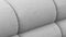 Tufty - Tufty Module, Deep Large Left Arm, Light Gray Wool