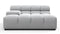 Tufty - Tufty Module, Deep Large Left Arm, Light Gray Wool